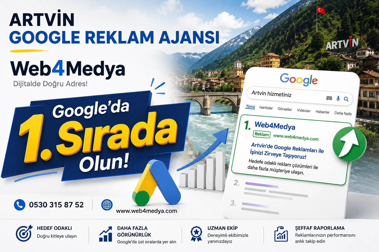 Artvin Google Reklamcı — Web4Medya