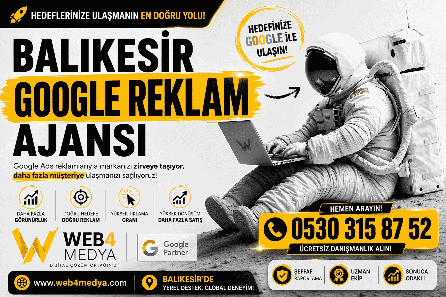 Balıkesir Google Reklamcı — Web4Medya