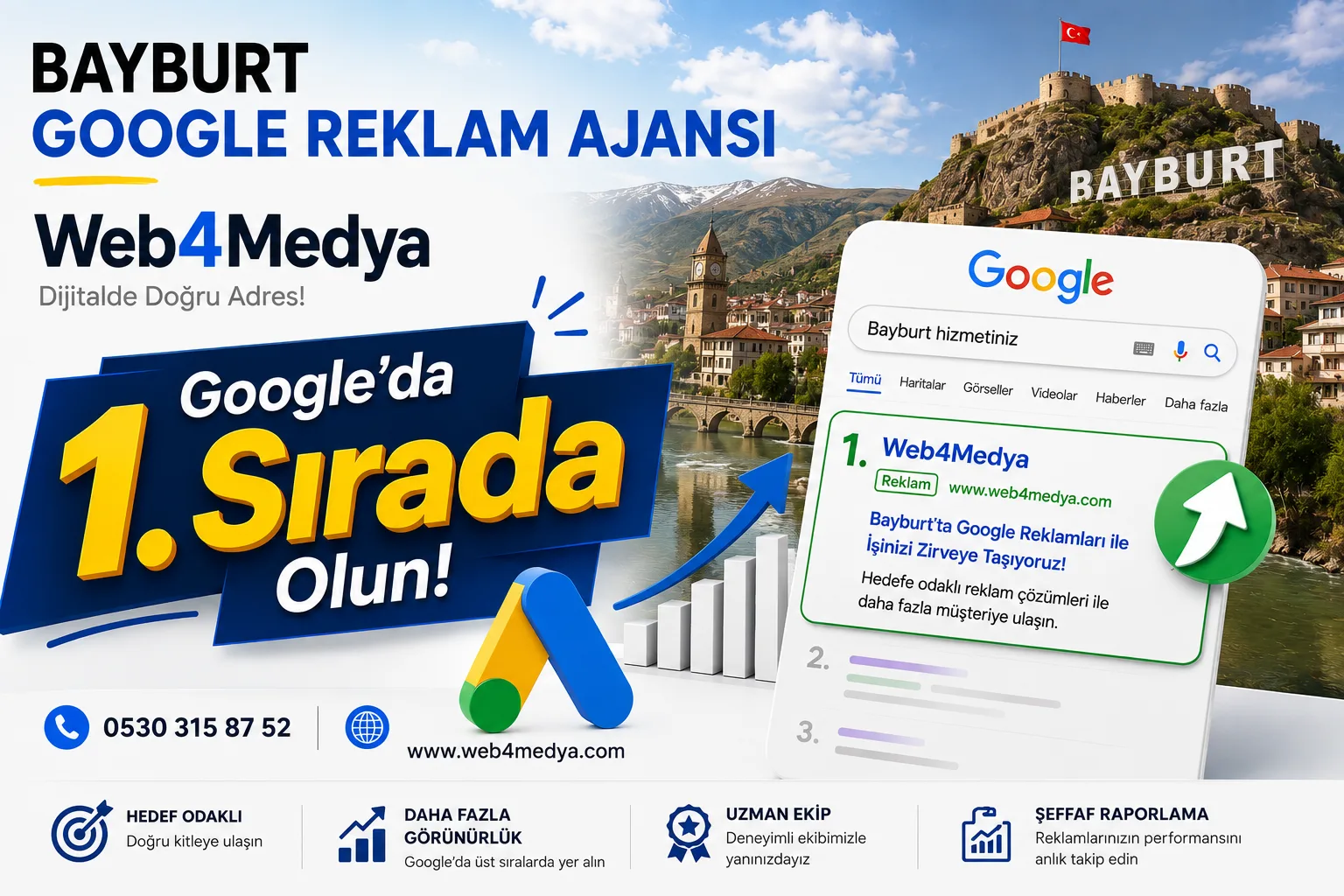 Bayburt Google Reklamcı — Web4Medya