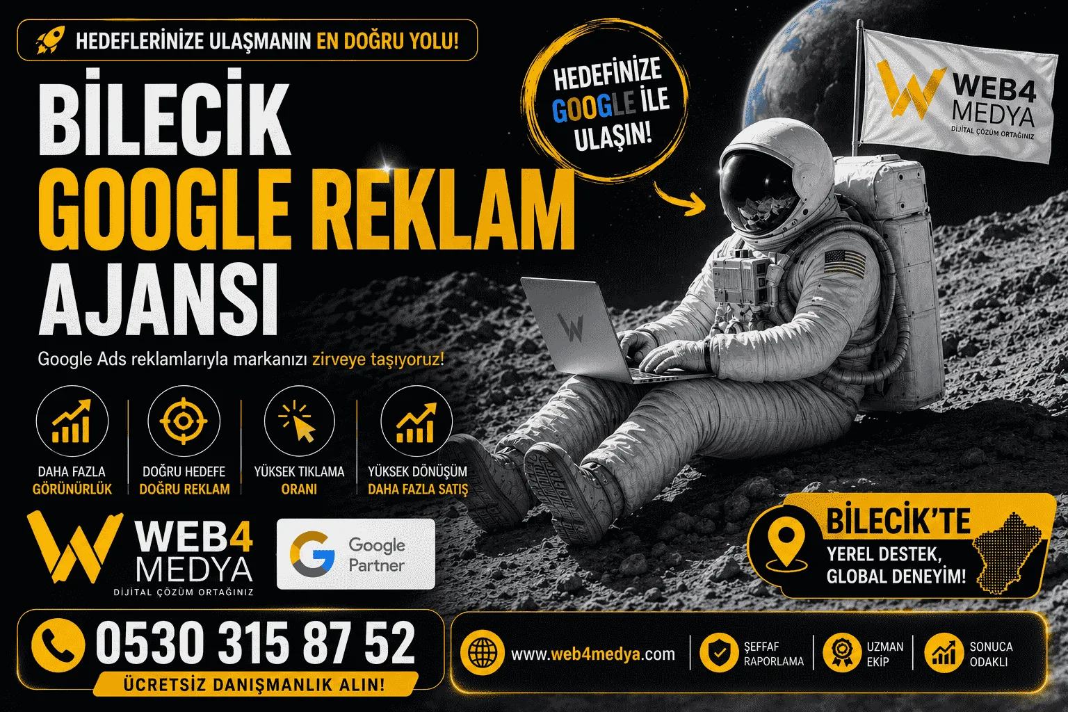 Bilecik Google Reklamcı — Web4Medya