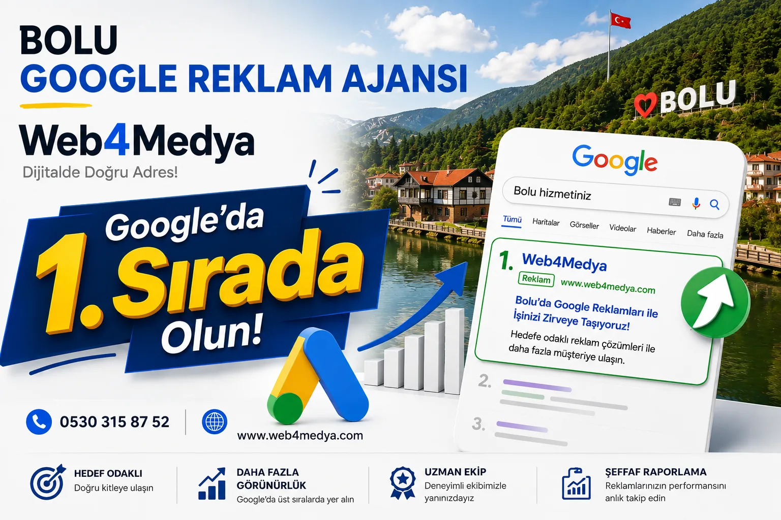 Bolu Google Reklamcı — Web4Medya