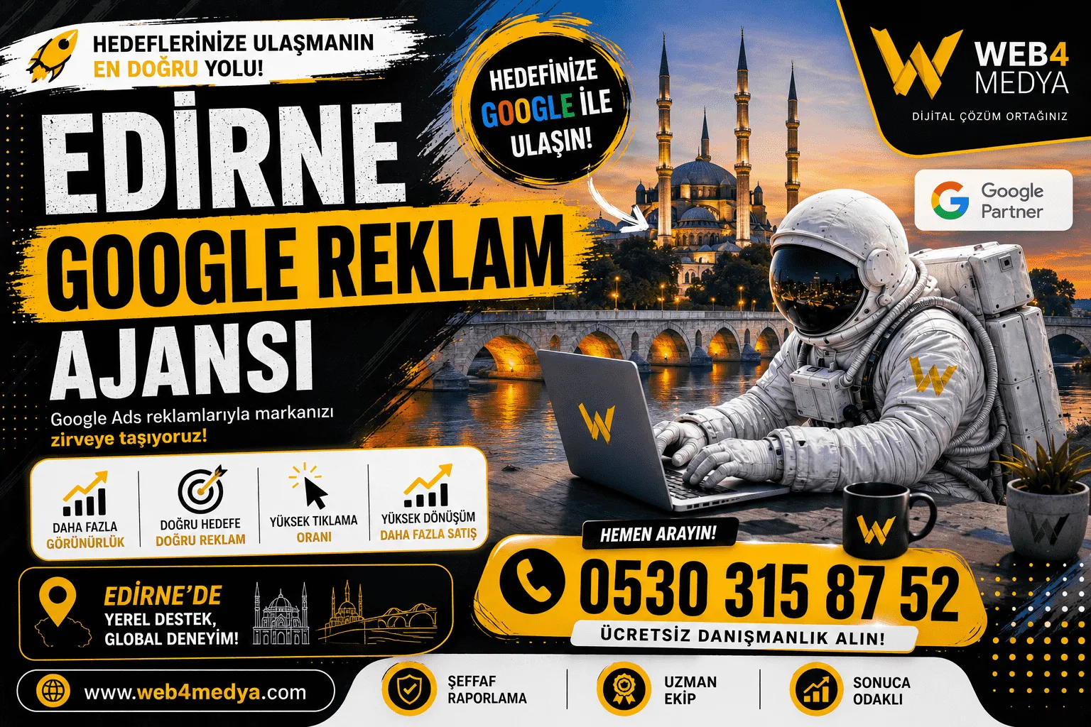 Edirne Google Reklamcı — Web4Medya