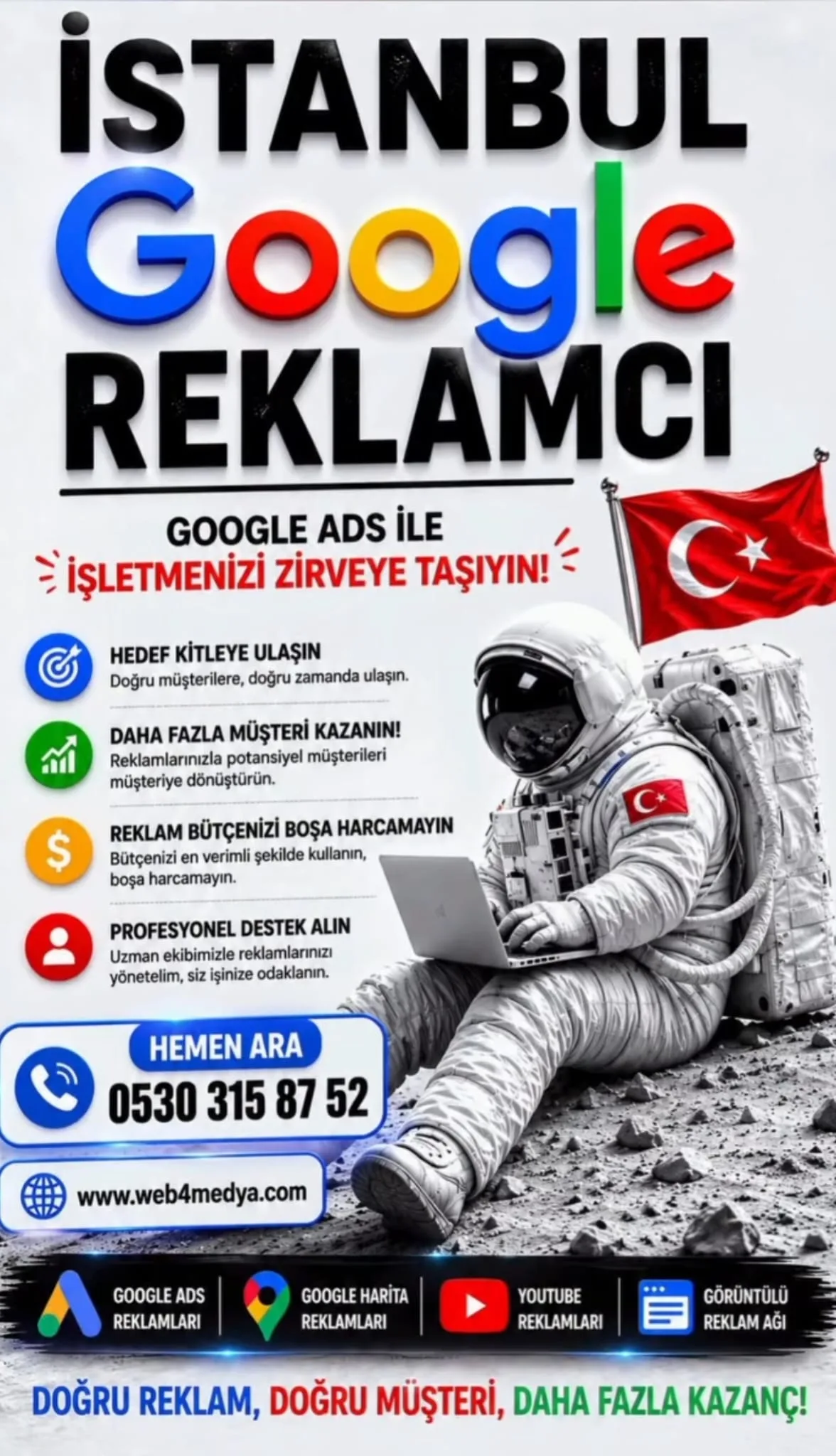 İstanbul Google Reklam Ajansı — Web4Medya | Google Ads ve dijital reklam yönetimi