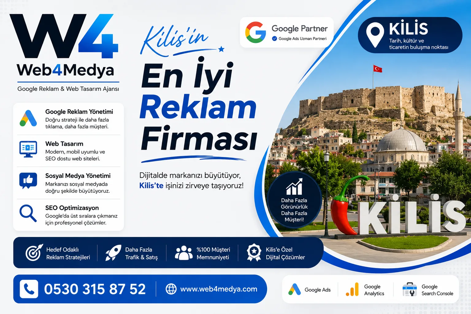 Kilis Google Reklamcı — Web4Medya