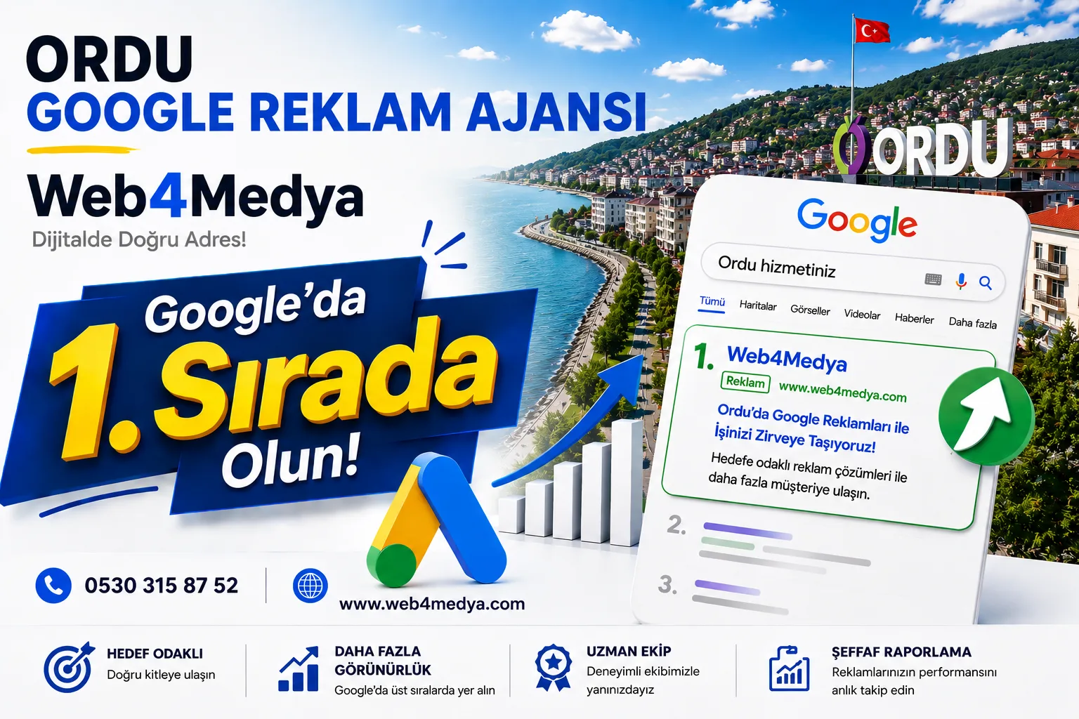 Ordu Google Reklamcı — Web4Medya
