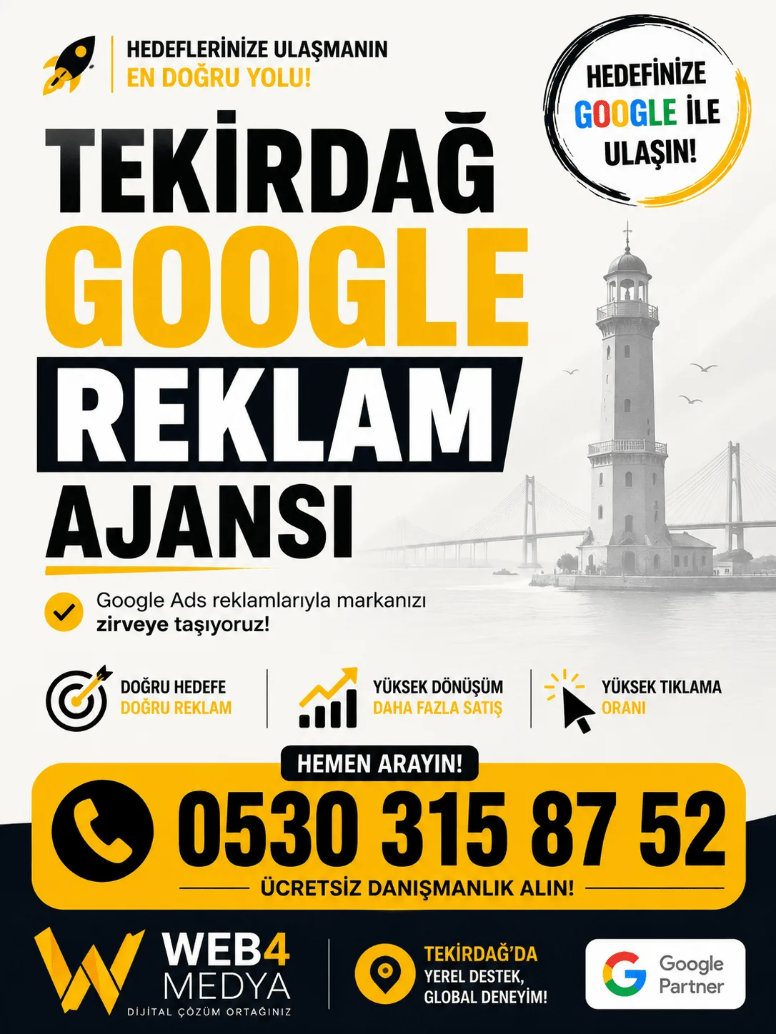 Tekirdağ Google Reklamcı — Web4Medya