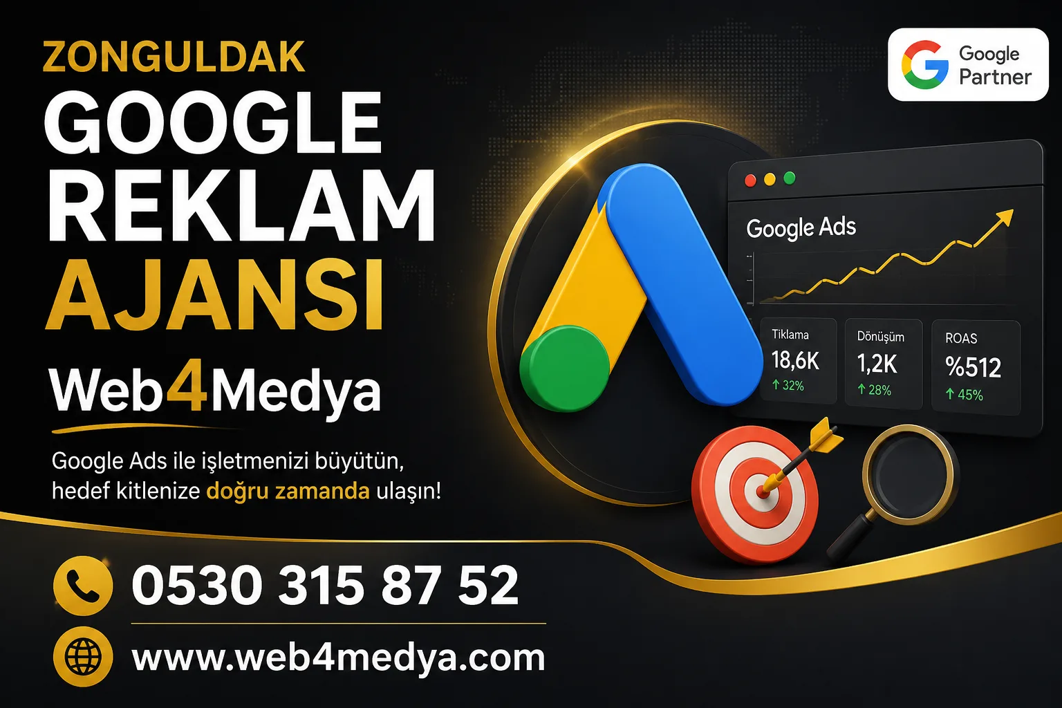 Zonguldak Google Reklamcı — Web4Medya